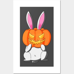 Bunny Halloween Posters and Art